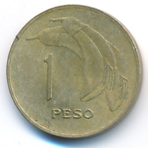 Uruguay, 1 peso, 1968