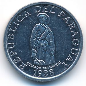 Парагвай, 1 гуарани (1988 г.)