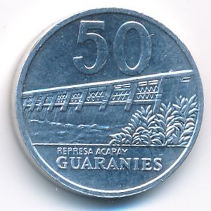Paraguay, 50 guaranies, 2011