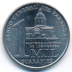 Парагвай, 1000 гуарани (2008 г.)