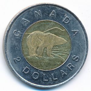 Канада, 2 доллара (1996 г.)