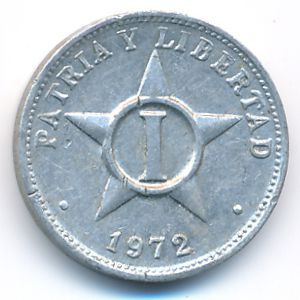 Cuba, 1 centavo, 1972