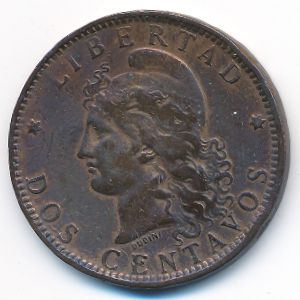 Аргентина, 2 сентаво (1893 г.)