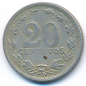 Аргентина, 20 сентаво (1920 г.)
