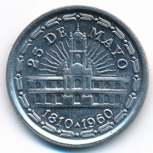 Аргентина, 1 песо (1960 г.)