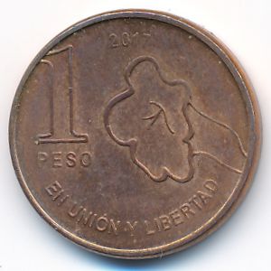 Аргентина, 1 песо (2017 г.)