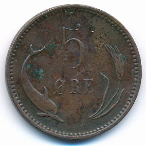 Дания, 5 эре (1902 г.)