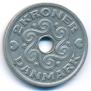 Дания, 2 кроны (1994 г.)