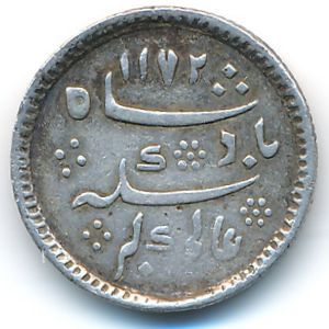 Мадрас, 1/4 рупии (1823 г.)