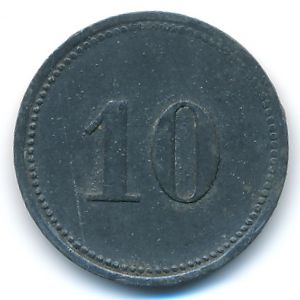 Нагольд., 10 пфеннигов (1918 г.)