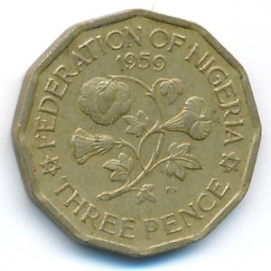Нигерия, 3 пенса (1959 г.)