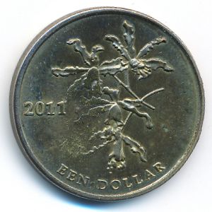 Остров Бонайре., 1 доллар (2011 г.)