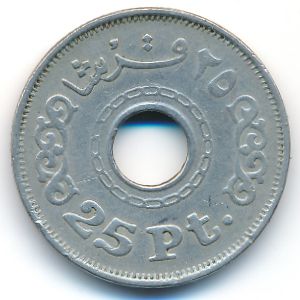 Египет, 25 пиастров (1993 г.)