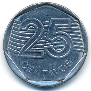 Бразилия, 25 сентаво (1994 г.)
