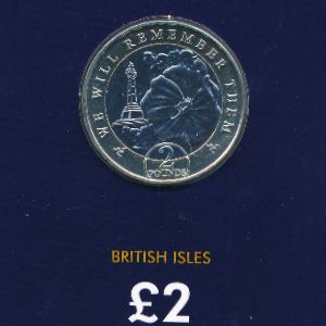Isle of Man, 2 pounds, 2021