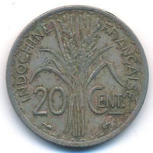 Французский Индокитай, 20 центов (1939 г.)