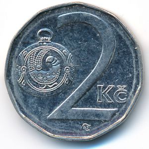Чехия, 2 кроны (1996 г.)