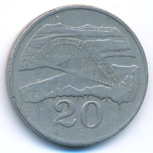 Зимбабве, 20 центов (1983 г.)