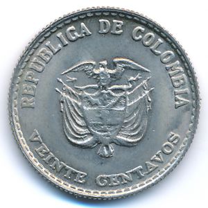 Колумбия, 20 сентаво (1965 г.)