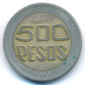 Колумбия, 500 песо (1995 г.)