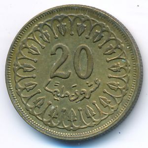 Tunis, 20 millim, 1960