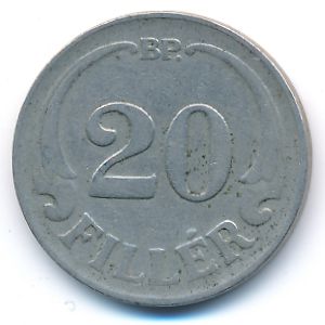 Венгрия, 20 филлеров (1926 г.)