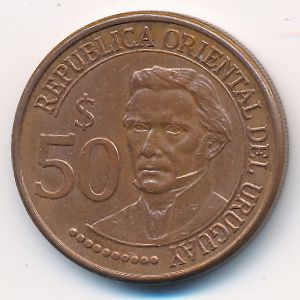 Уругвай, 50 песо (2011 г.)