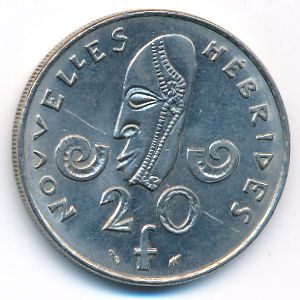 Новые Гебриды, 20 франков (1979 г.)