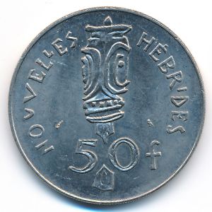 Новые Гебриды, 50 франков (1972 г.)