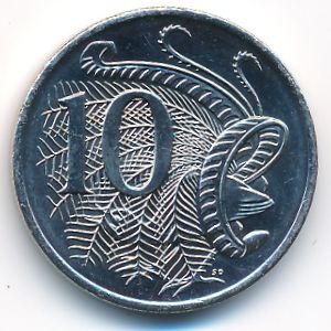 Австралия, 10 центов (2019 г.)