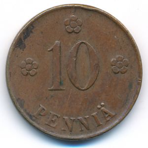 Финляндия, 10 пенни (1919 г.)