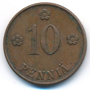 Финляндия, 10 пенни (1924 г.)