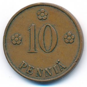 Финляндия, 10 пенни (1926 г.)