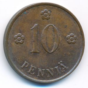 Финляндия, 10 пенни (1940 г.)