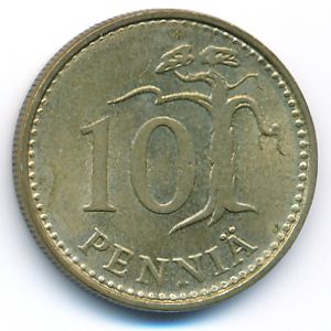 Финляндия, 10 пенни (1981 г.)