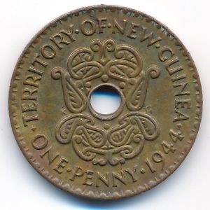 Новая Гвинея, 1 пенни (1944 г.)