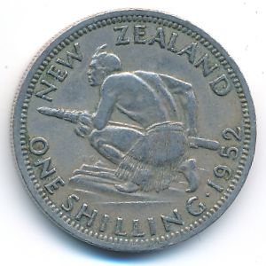 Новая Зеландия, 1 шиллинг (1952 г.)