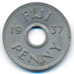 Фиджи, 1 пенни (1937 г.)