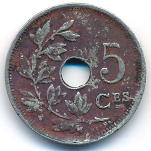 Бельгия, 5 сентим (1925 г.)