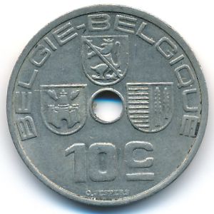 Бельгия, 10 сентим (1939 г.)