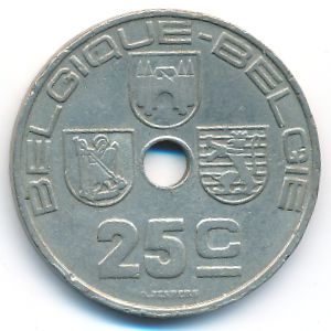 Бельгия, 25 сентим (1938 г.)