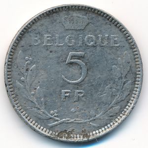 Бельгия, 5 франков