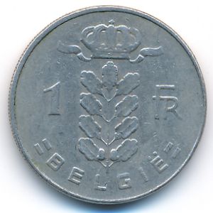 Бельгия, 1 франк (1965 г.)