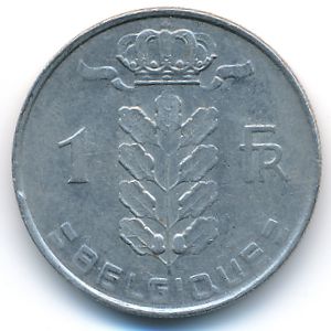 Бельгия, 1 франк (1973 г.)