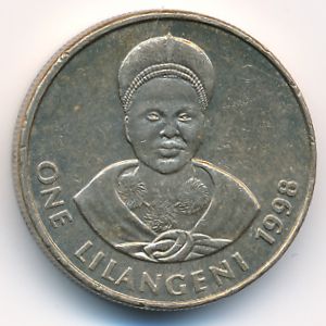 Свазиленд, 1 лилангени (1998 г.)