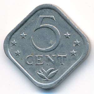Антильские острова, 5 центов (1983 г.)