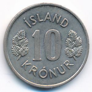 Исландия, 10 крон (1976 г.)