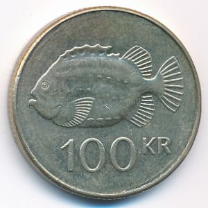 Исландия, 100 крон (2011 г.)