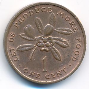 Ямайка, 1 цент (1971 г.)