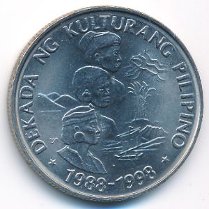 Филиппины, 1 песо (1989 г.)